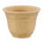 HC Companies Sierra 10 Inch Round Garden Planter Pot, Arizona Sand (3 Pack)