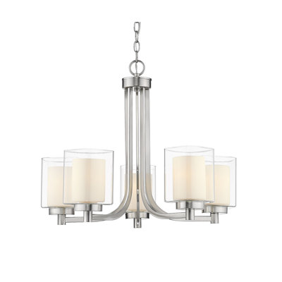 Lustre classique/traditionnel ombré 5 lumières Eudora