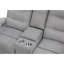 Canapé inclinable électrique gris Isolé-133411890