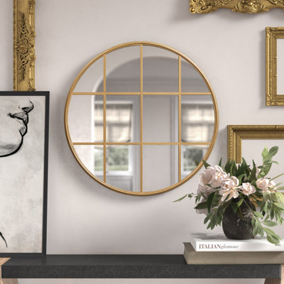 Karle Metal Flat Wall Mirror