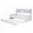 Wooden Captain Daybed Bed with Built-in Bookshelves-490314532-490314530