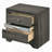 Grey 3-Drawer Nightstand-1624031137