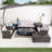 Cresty 8-Piece Sofa Seating Group With Cushions-125523219