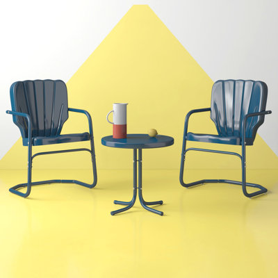 Burley Outdoor Conversation 3 Piece Seating Group