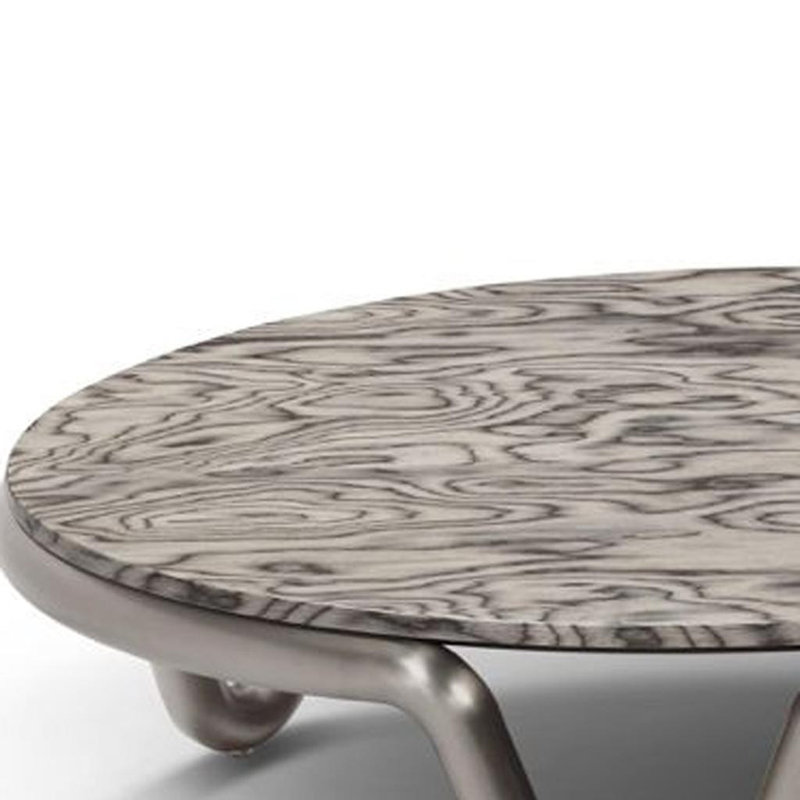 Table basse Gracie Mills, 17" H x 55" W x 55" D