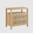 Rattan Nightstand With 2 Drawers,26''Farmhouse Bedside Table-1838655193-1838655192
