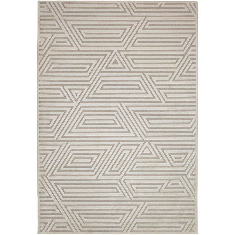 Tapis d'intérieur d'intérieur à motif abstrait, Rectangle 5 pi 3 po x 7 pi 6 po