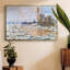 «Break Up Of Ice», reproduction d'art encadrée sur toile par Claude Monet-2119078993-2120202574-2120202568