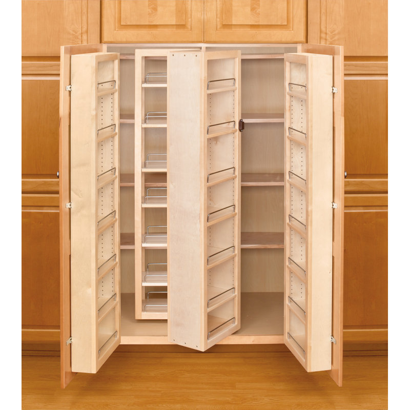 Ensemble de rangement pour garde-manger en bois