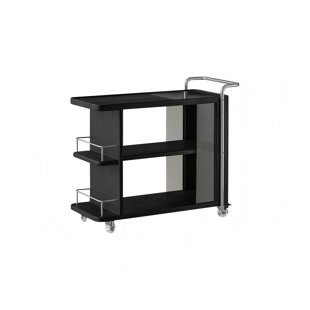 Mobile sideboard storage rack