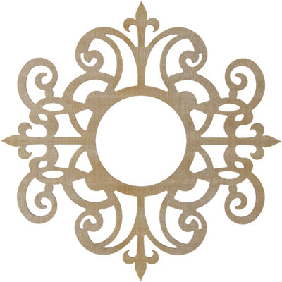 Médaillon de plafond 22 po x 7 pi 8 po x 7 1/8 po x 7 po Dijon