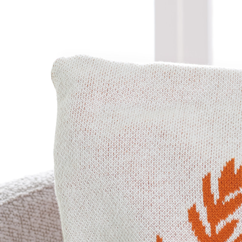 Cotton Reversible Throw Pillow