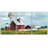 Beautiful Scenery of Windmill Barn Sheds and Fence on a Cloudy Day Modern Home Art Framed-104074731-104074733