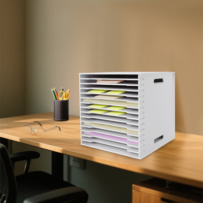 Classeur de bureau à 15 compartiments pour bureau à domicile