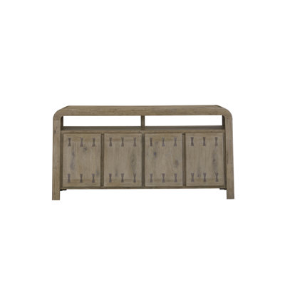 English Knotty Oak 72" Bowtie Console