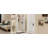 Functional Mirror Shoe Cabinet with Six Flip Drawers, Shoe Rack Organizer for Ample Storage, Four Metal Legs and Hand-Touch Flip-Out Door