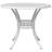 Canora Grey Patio Table White Diameter35.4"X29.5" Aluminum
