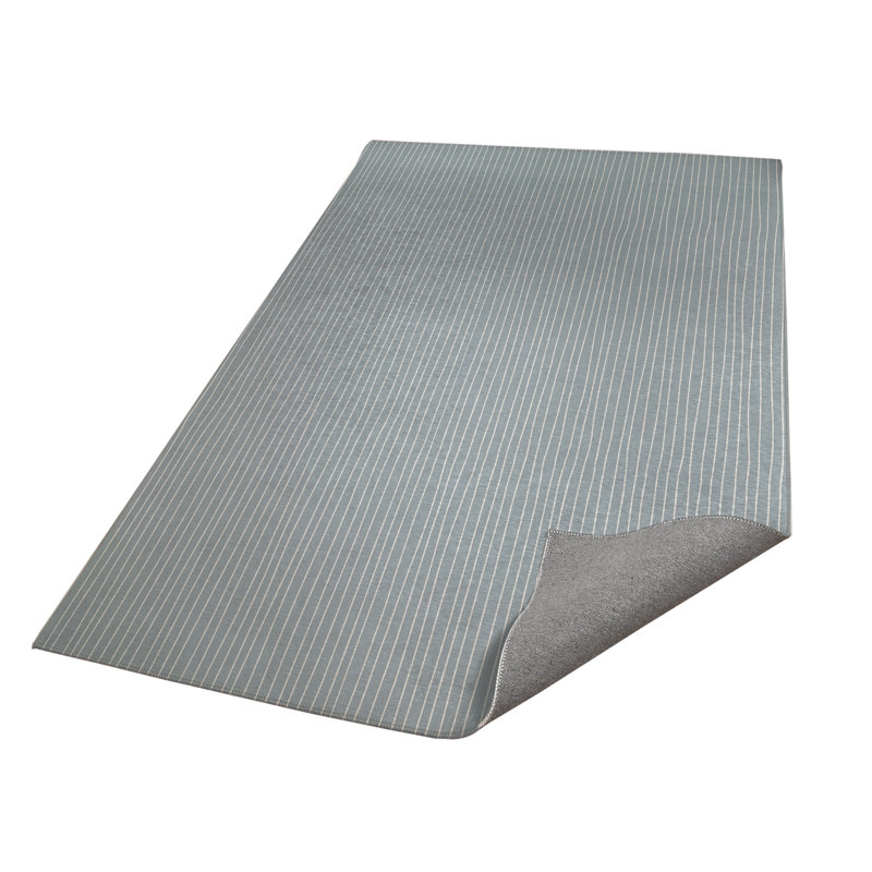 Slat Kids Play Mat, Slate Blue/Blue, Rectangle 5' x 7'