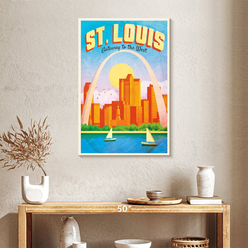 Affiche St. Louis Gateway, H 36 po x l 24 po