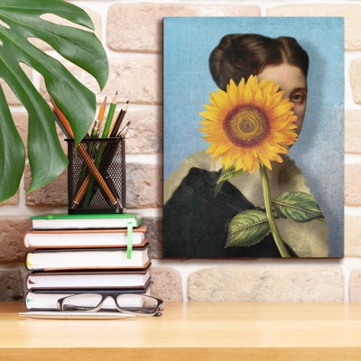 «Rosalind Wheeler», «Girl with Sunflower» par Diogo Verissimo, art mural sur toile