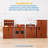 ECR4Kids Wooden Pretend Play Kitchen Storage Cupboard for Kids, Montessori Furniture-98539002