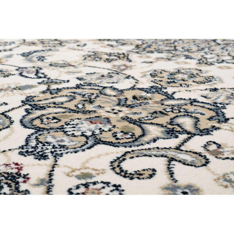 Tapis oriental ivoire / crème Attell, Rectangle 2 pi x 3 pi 11 po