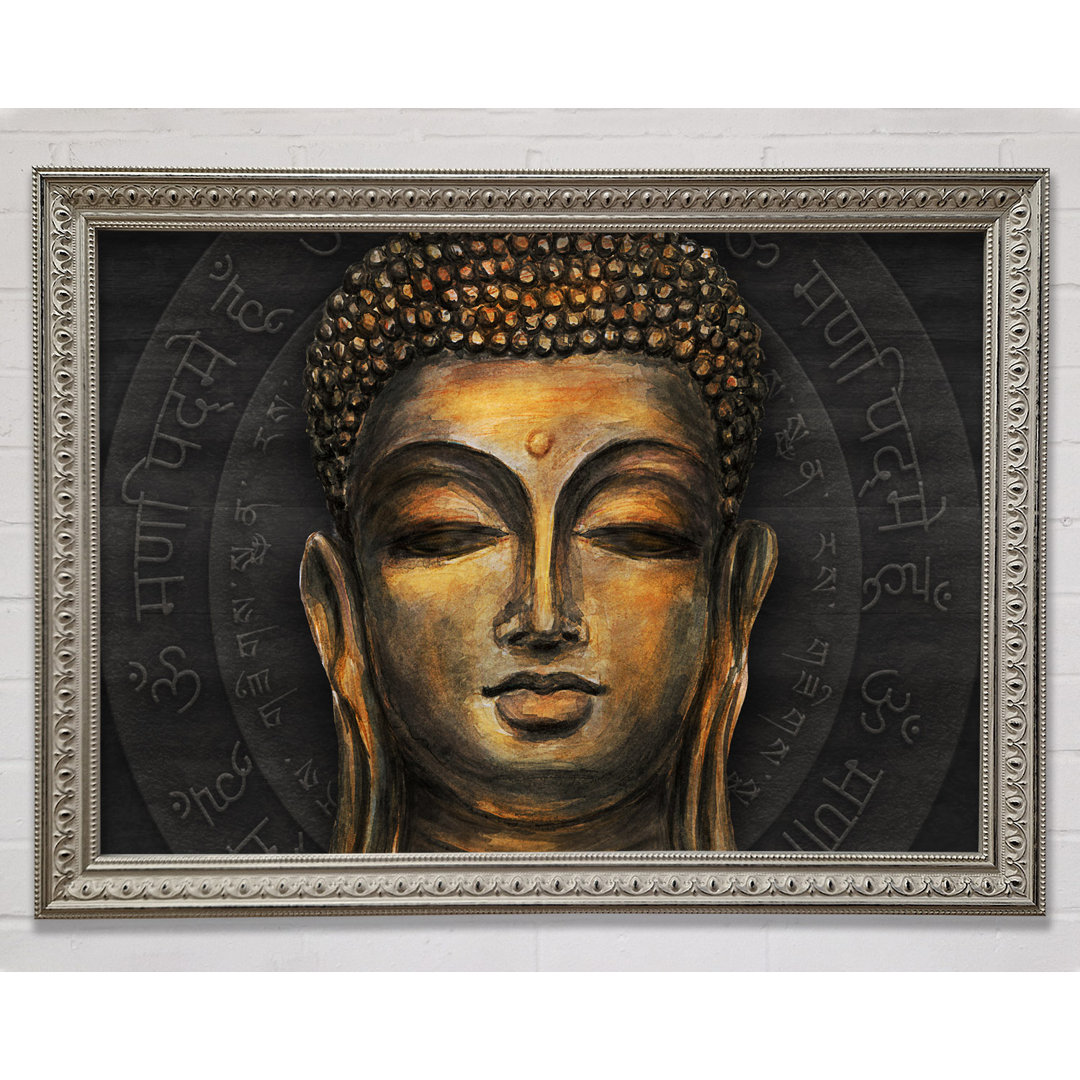 Serenity Buddha - Einzelner Bilderrahmen Kunstdrucke