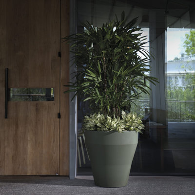 TruDrop Rim Modern Self Watering Plant Pot