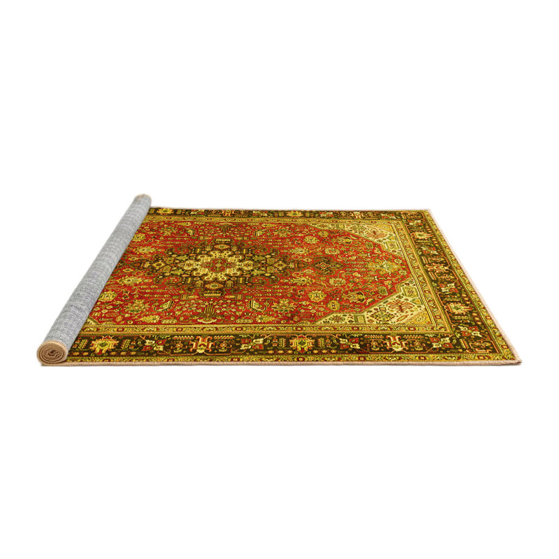 Washable Floral Indoor Rug, Round 8'
