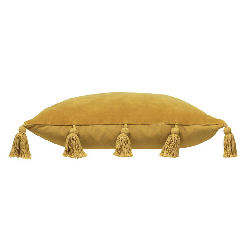 Square Throw Pillow Cover, Ochre