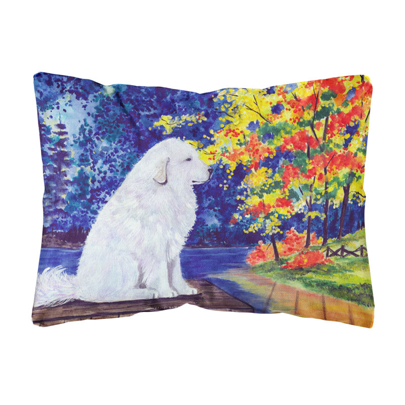 Coussin décoratif intérieur/extérieur great pyrenees