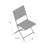 Womack Outdoor Folding Dining Side Chairs
