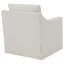 Fauteuil d'appoint pivotant beige Merced