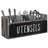 Wood Rectangle Flatware Caddy
