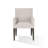 Meria 19.25'' H Linen Blend Upholstered Armchair