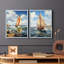 NAUTICAL Series CCCCXVII - Reproduction encadrée de qualité supérieure - prête à être accrochée - aucun clou requis - aucun clou requis-219663173-219663186