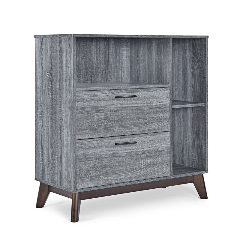 Buffet décoratif en bois, Gris