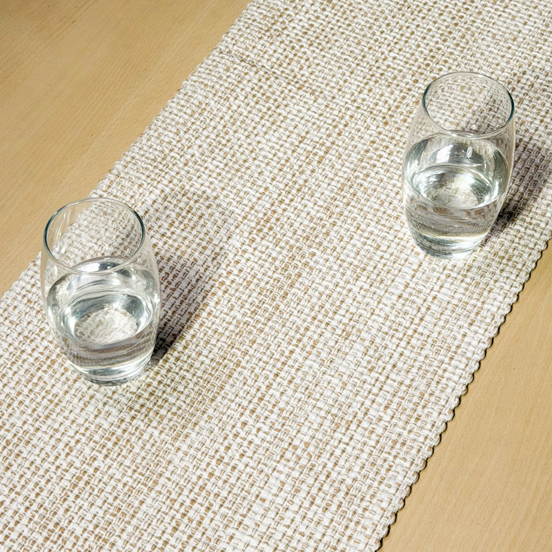 Chemin de table Pebble, Beige