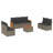  Garden Sofa Set Grey