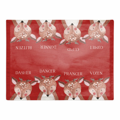 Napperon Reindeer Pals