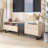 Modern TV Stand For 80'' TV With Double Storage Space, Media Console Table, Entertainment Center With Drop Down Door For Living Room, Bedroom, Home Theatre-456272265