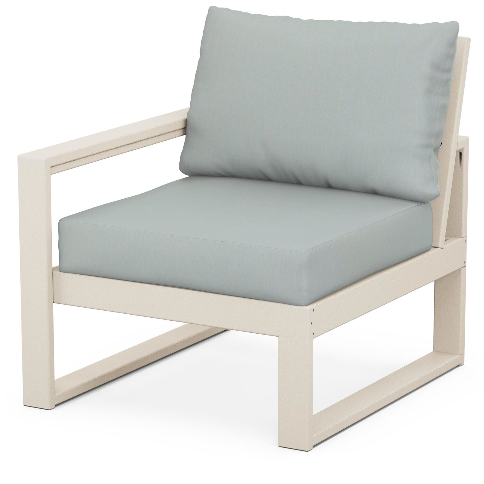 POLYWOOD Outdoor Lounge Chair, Sand, Spa