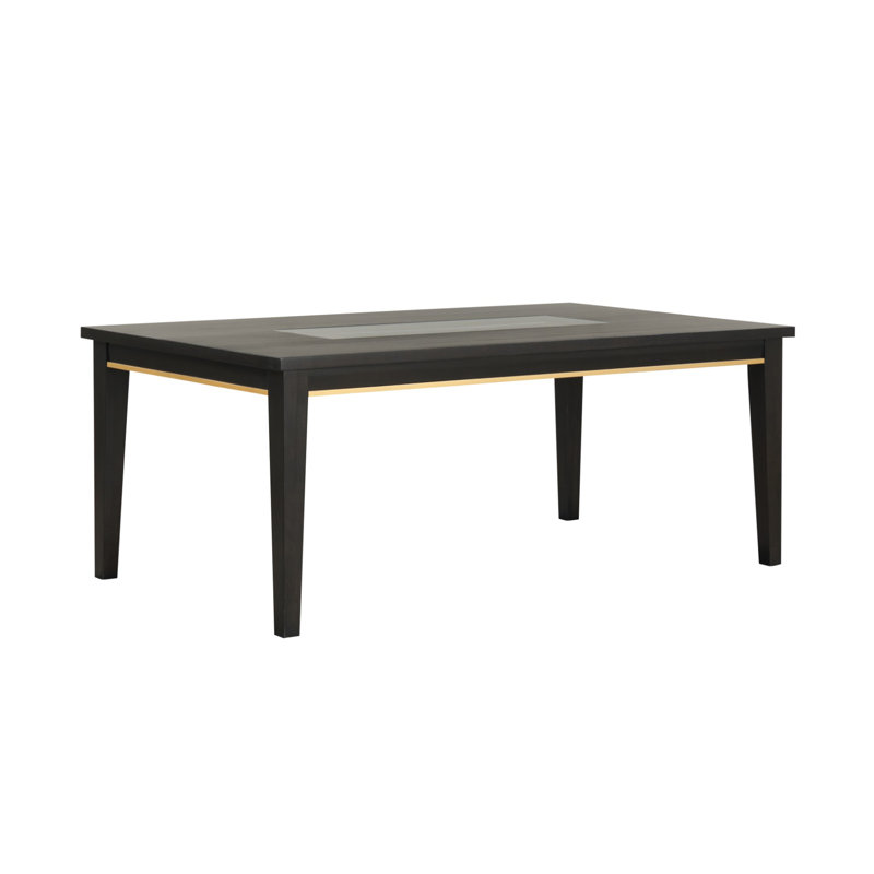 Table de salle à manger contemporaine 71,6 po, espresso