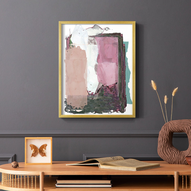 Impression encadrée Brights Soft Wash II - bois massif, Or, H 20 po x l 16 po