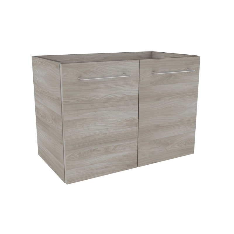 Lima 59cm Single Bathroom Vanity Base Only, Stone ash