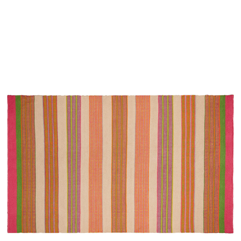 Mahakam Coral Outdoor Rug, Rectangle 3'11" x 5'11"