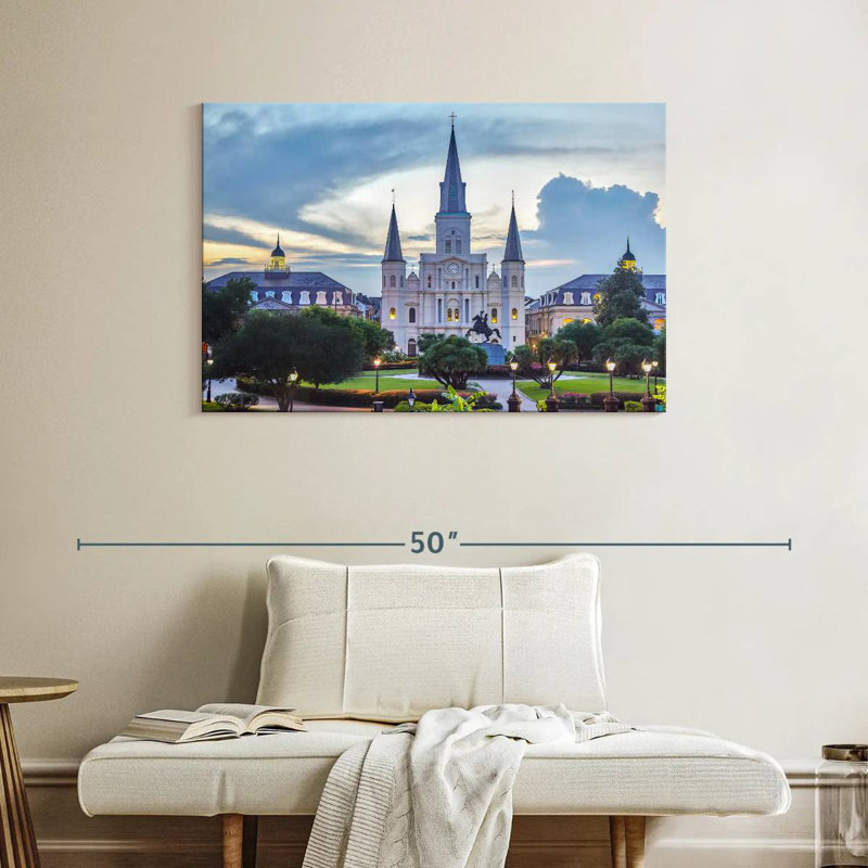 Ravi Palatial St. Louis Cathedral, 26" H x 39" W