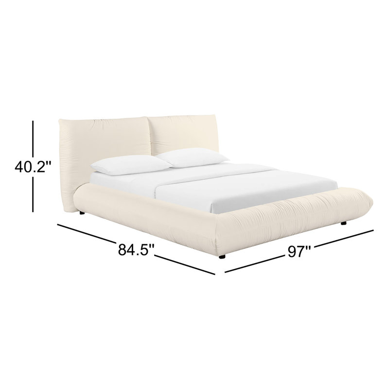 Riata Upholstered Platform Bed, Queen