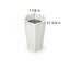 Jardinière à colonne hexagonale LG - Blanc-1718872643-1718872646