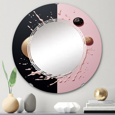 Anansi - Miroir mural moderne rond
